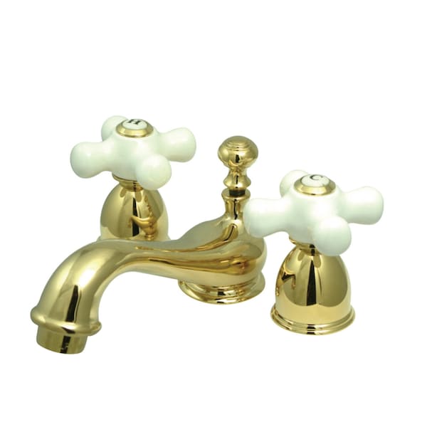 KS3952PX Mini-Widespread Bathroom Faucet, Polished Brass